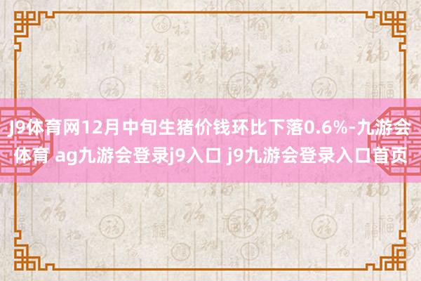 J9体育网12月中旬生猪价钱环比下落0.6%-九游会体育 ag九游会登录j9入口 j9九游会登录入口首页