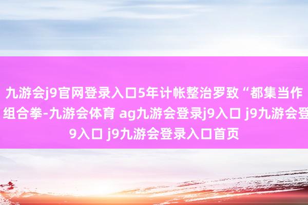 九游会j9官网登录入口5年计帐整治罗致“都集当作+长效措置”组合拳-九游会体育 ag九游会登录j9入口 j9九游会登录入口首页